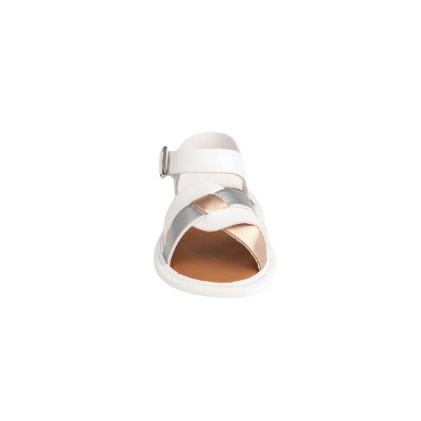 <span>JANA </span> Infant Mixed Metallic Woven Strap Sandal - Image 3