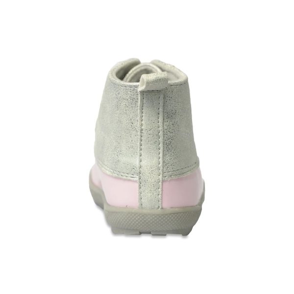 <span>JUDE </span> Toddler Pink Duck Boot with Silver Shimmer - Image 4