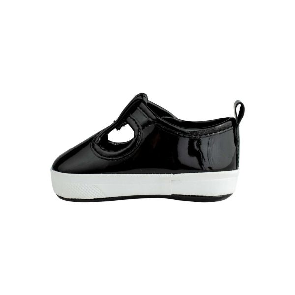 <span>KYLIE </span> Infant Black Patent T-Strap - Image 3