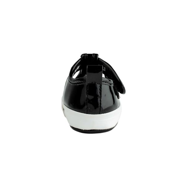 <span>KYLIE </span> Infant Black Patent T-Strap - Image 5