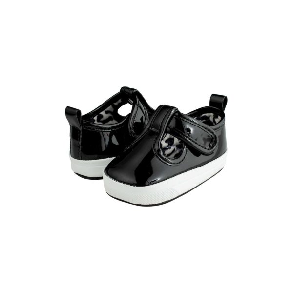 <span>KYLIE </span> Infant Black Patent T-Strap - Image 8