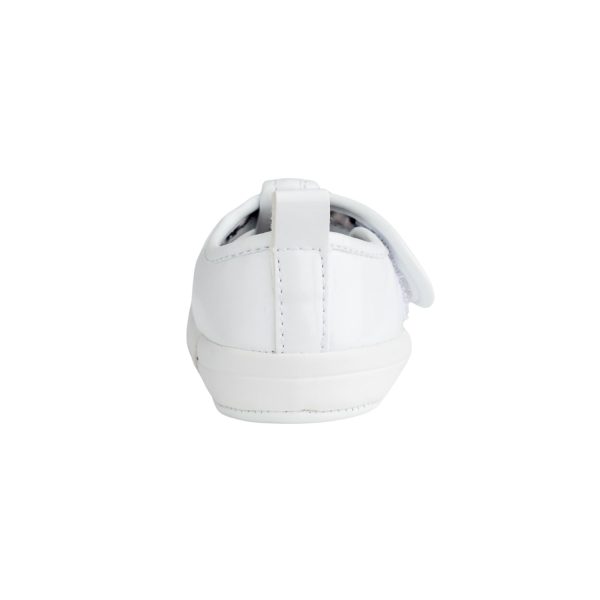 <span>KYLIE </span> Infant White Patent T-Strap - Image 5