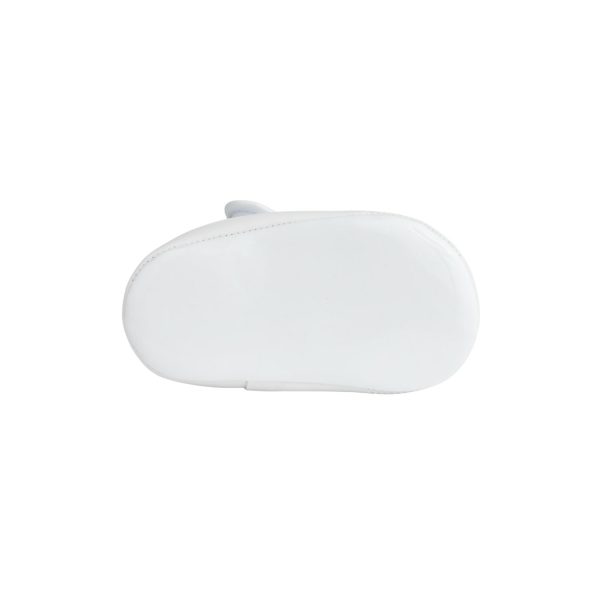 <span>KYLIE </span> Infant White Patent T-Strap - Image 6