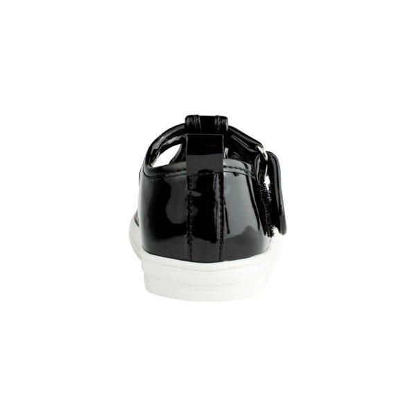 <span>KYLIE </span> Toddler Black Patent T-Strap Sneaker - Image 5