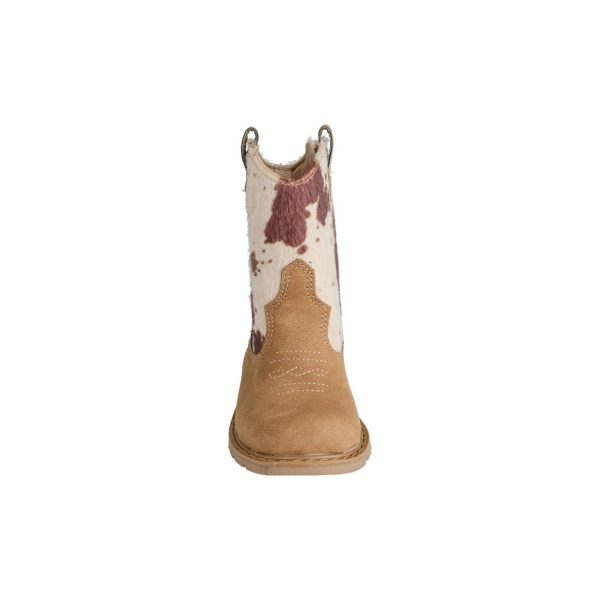 <span>Lane</span> Toddler Brown and Animal Hyde Print Western Boot - Image 2