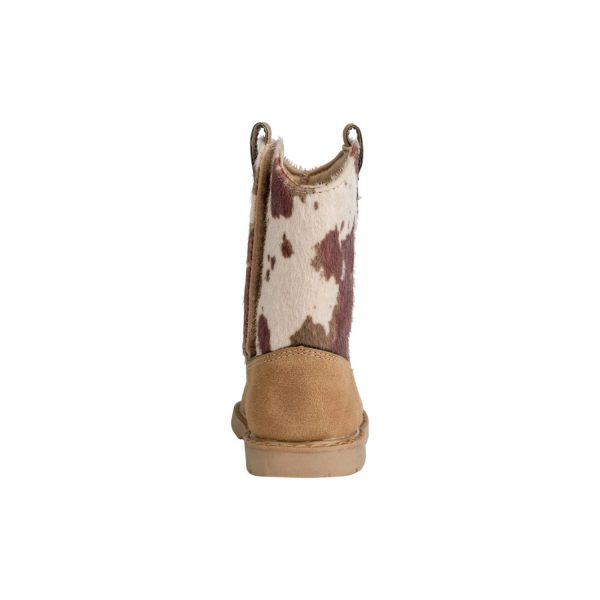 <span>Lane</span> Toddler Brown and Animal Hyde Print Western Boot - Image 5