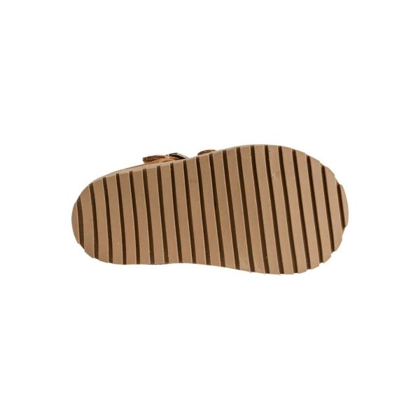 <span>Leah </span> Toddler Brown Nubuck PU Double Strap Mary Jane w/Perfs - Image 7