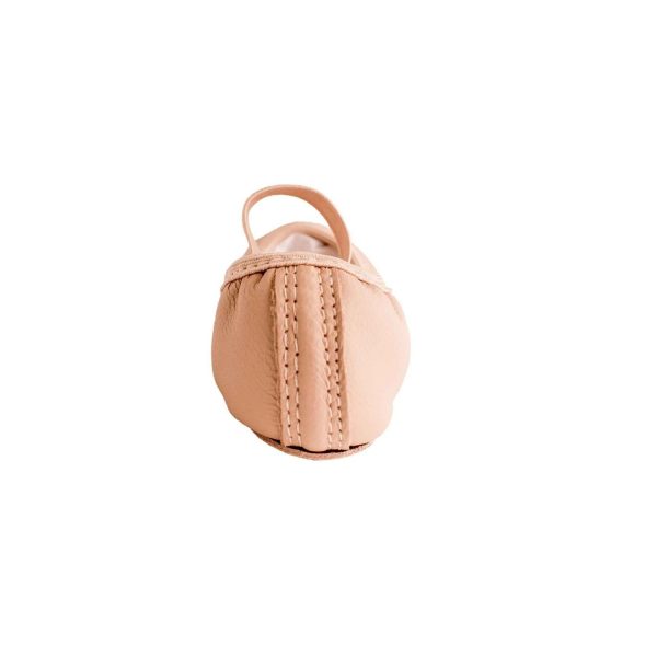 <span>Leann</span> Toddler Pink Leather/Spandex Split-Sole Ballet Shoes - Image 6