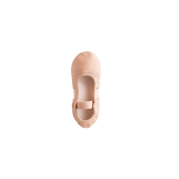 <span>Leann</span> Toddler Pink Leather/Spandex Split-Sole Ballet Shoes - Image 7
