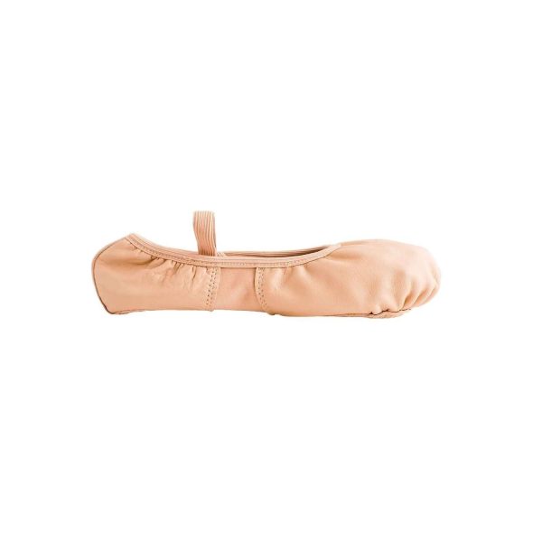 <span>Leann</span> Women's Pink Leather/Spandex Split-Sole Ballet Shoes - Image 2