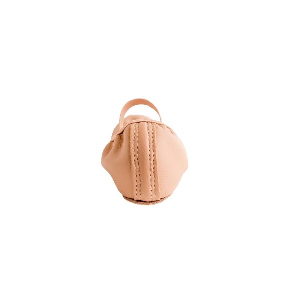 <span>Leann</span> Youth Pink Leather/Spandex Split-Sole Ballet Shoes - Image 7