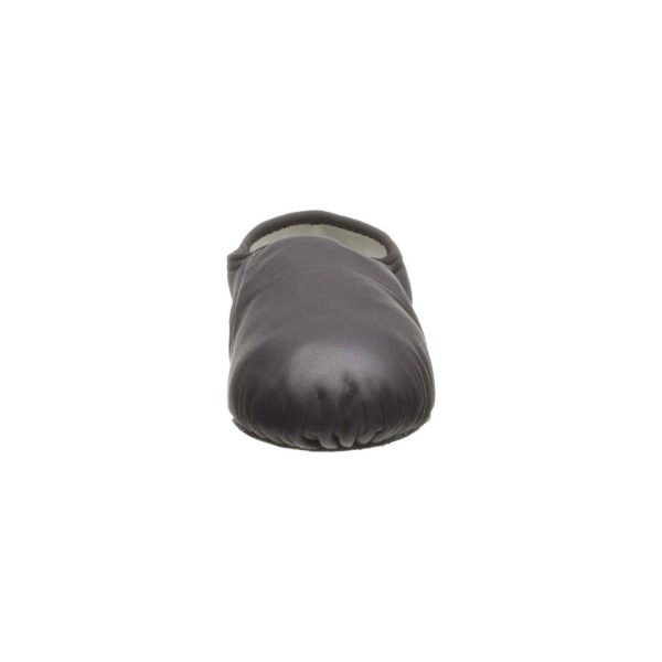 <span>Lyla Paige</span> Women’s Black Leather Low Profile Jazz Shoes - Image 4