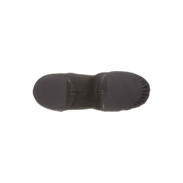 <span>Lyla Paige</span> Women’s Black Leather Low Profile Jazz Shoes - Image 6