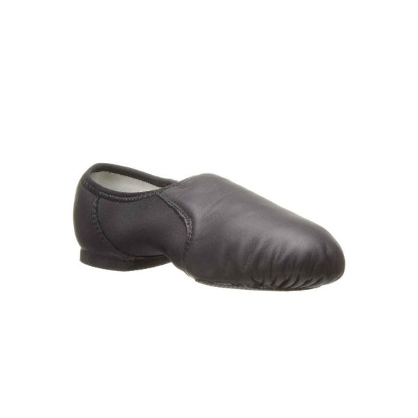 Lyla Paige Women’s Black Leather Low Profile Jazz Shoes