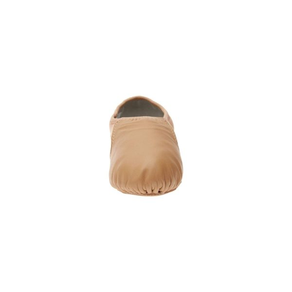 <span>Lyla Paige</span> Women’s Caramel Leather Low Profile Jazz Shoes - Image 6