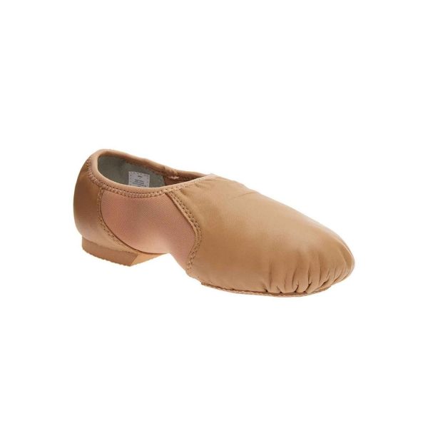 Lyla Paige Youth Caramel Leather Low Profile Jazz Shoes