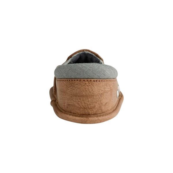 <span>Mason</span> Infant Brown PU Oxford w/Gray Trim - Image 5