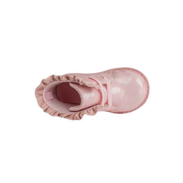 <span>Mila </span> Toddler Pink Tonal Leopard Hi-top w/Ruffle - Image 8
