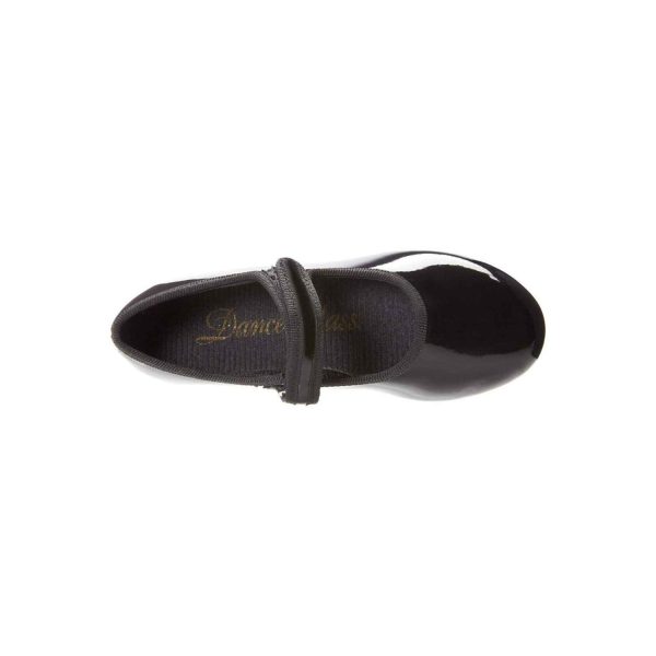 <span>MOLLY JANE</span> Toddler Black Patent Tap Shoes with Straps - Image 2