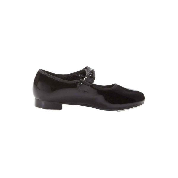 <span>MOLLY JANE</span> Toddler Black Patent Tap Shoes with Straps - Image 3
