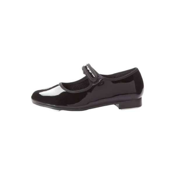 <span>MOLLY JANE</span> Toddler Black Patent Tap Shoes with Straps - Image 4