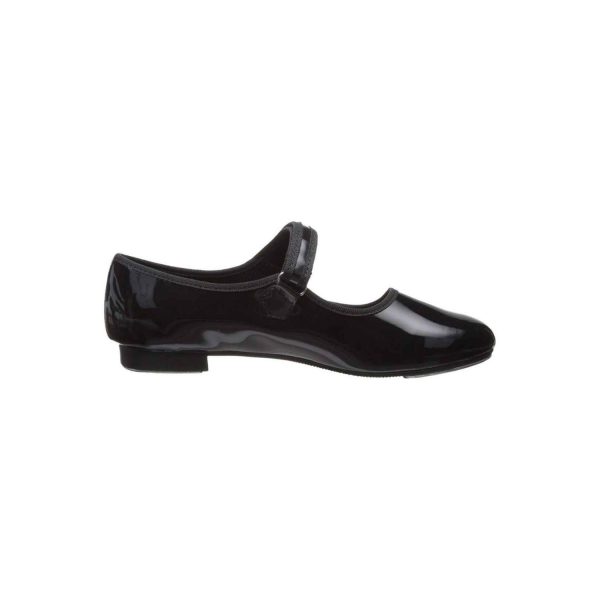 <span>Molly Jane</span> Youth Black Patent Tap Shoes with Straps - Image 3