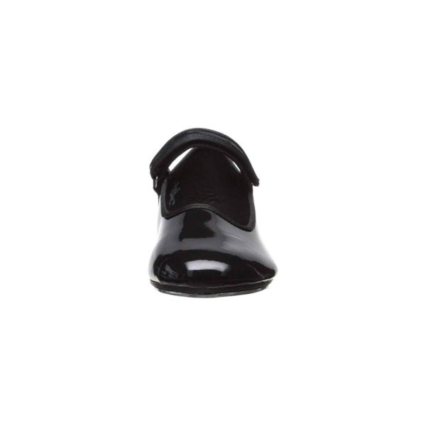 <span>Molly Jane</span> Youth Black Patent Tap Shoes with Straps - Image 4