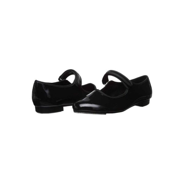 <span>Molly Jane</span> Youth Black Patent Tap Shoes with Straps - Image 7