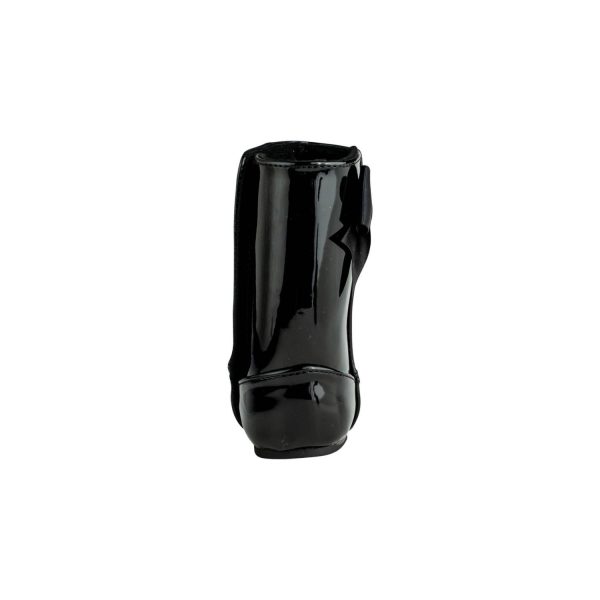 <span>Noel </span> Toddler Black Patent Boot w/Satin Bow - Image 5