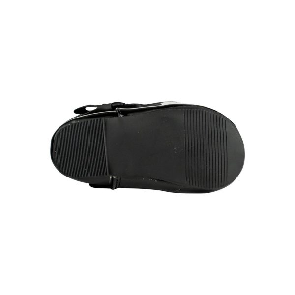 <span>Noel </span> Toddler Black Patent Boot w/Satin Bow - Image 7
