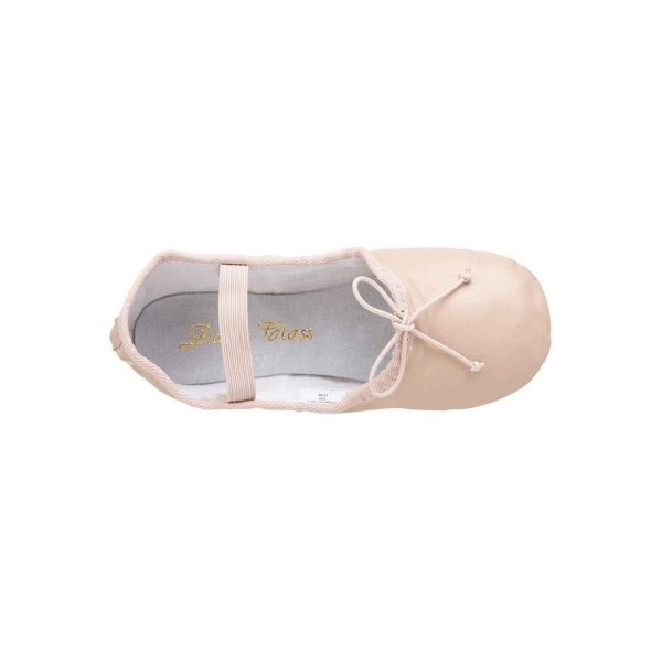 <span>Olivia</span> Toddler Pink Leather Ballet Shoes - Image 2