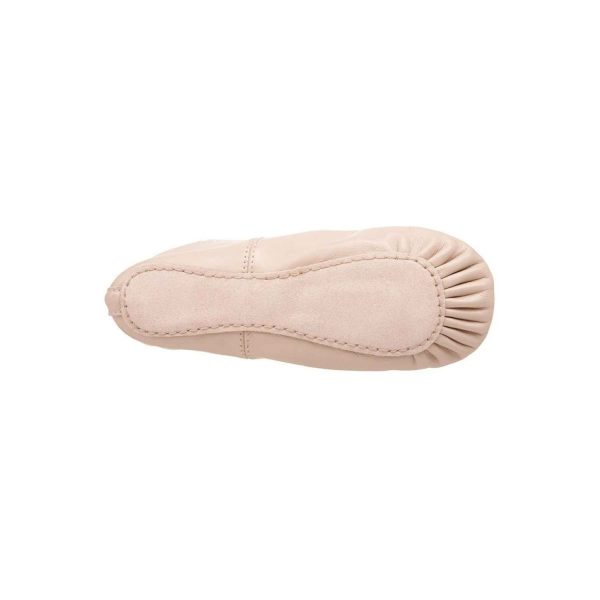 <span>Olivia</span> Toddler Pink Leather Ballet Shoes - Image 3