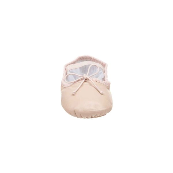 <span>Olivia</span> Toddler Pink Leather Ballet Shoes - Image 5