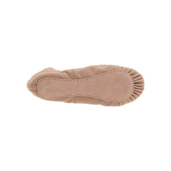 <span>Olivia</span> Women's Pink Leather Ballet Shoes - Image 3