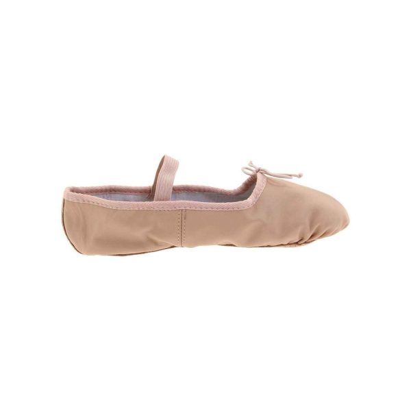 <span>Olivia</span> Women's Pink Leather Ballet Shoes - Image 4