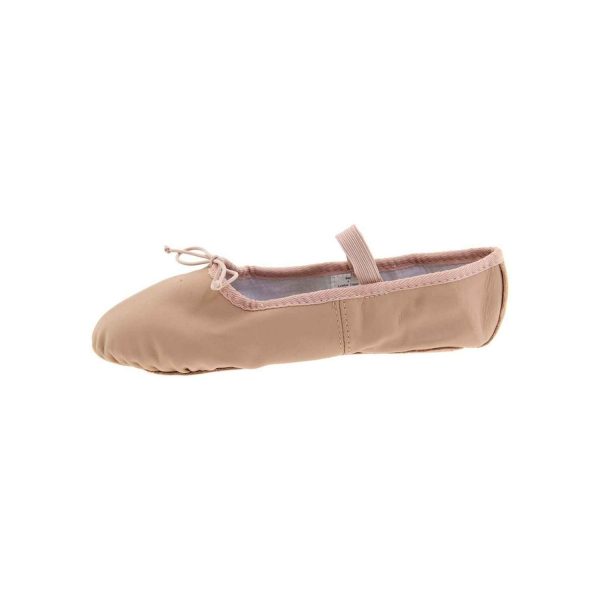 <span>Olivia</span> Women's Pink Leather Ballet Shoes - Image 5