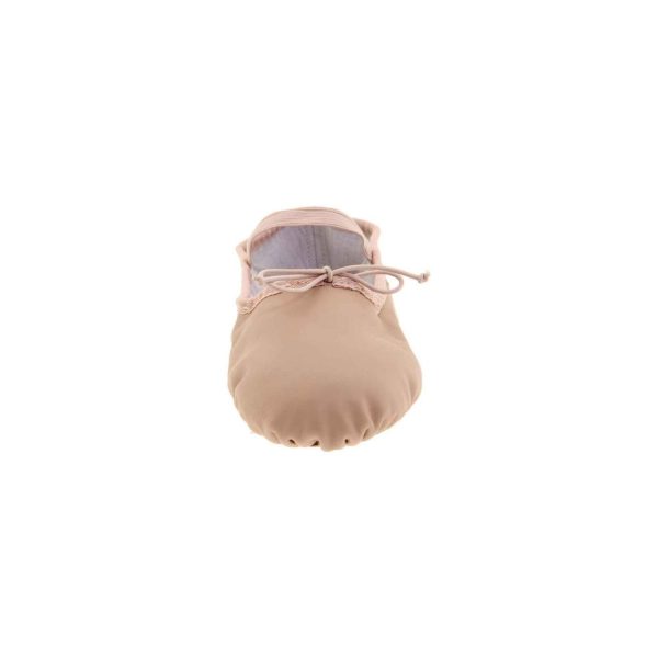<span>Olivia</span> Women's Pink Leather Ballet Shoes - Image 6