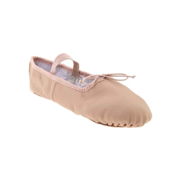 Olivia Women's Pink Leather Ballet Shoes