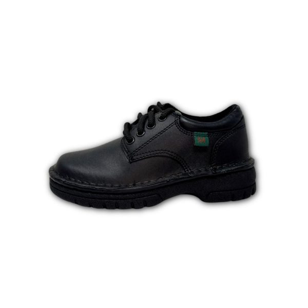 <span>Plainview</span> Youth Black Leather Oxfords - Image 2