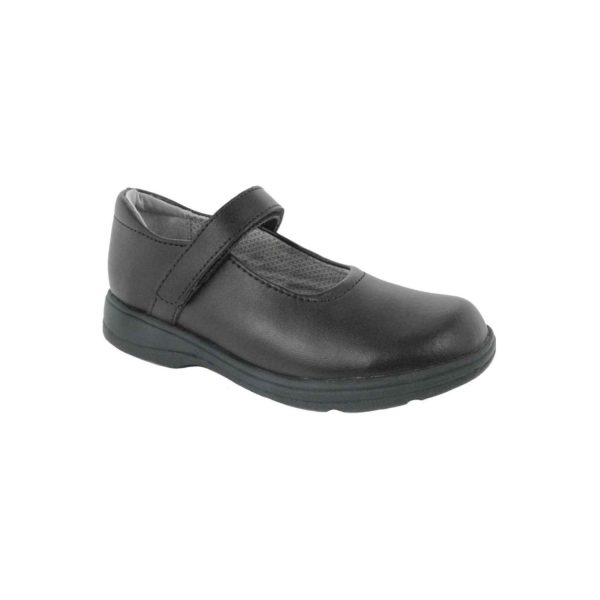 Prodigy Youth Black Leather Mary Janes