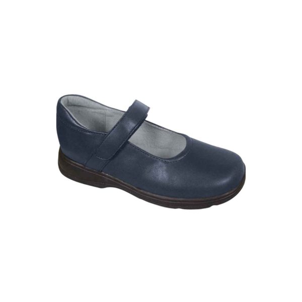 Prodigy Youth Navy Leather Mary Janes