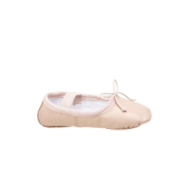 Sammi Toddler Pink Leather Split-Sole Ballet Shoes