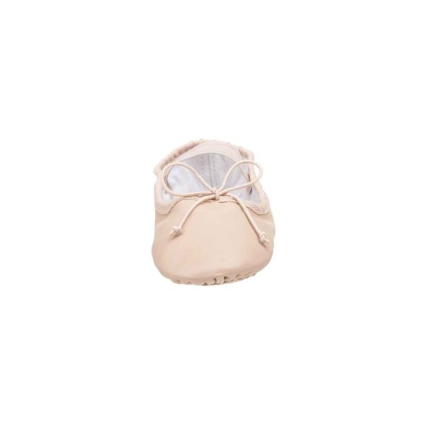 <span>SAMMI</span> Youth Pink Leather Split-Sole Ballet Shoes - Image 5