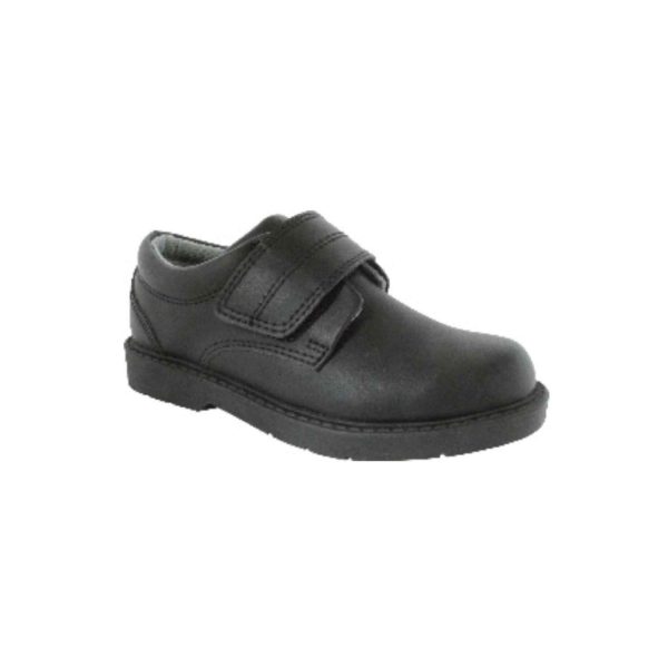 Scholar H&L Youth Black Leather Oxfords
