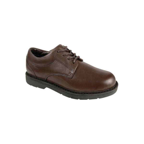 Scholar Youth Brown Leather Oxfords