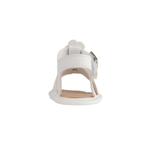 <span>Tammy</span> Infant White PU T-Strap Sandal with Multi-Colored Flowers - Image 6