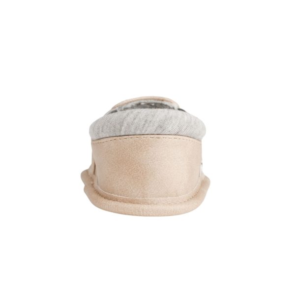 <span>THOMAS</span> Infant Khaki Distressed Slip-On with Side Gore, Light Gray Trim - Image 5