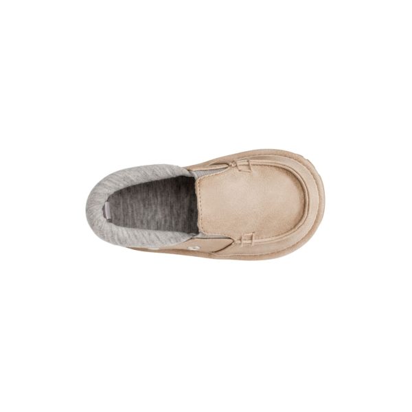 <span>THOMAS </span> Toddler Khaki Distressed Slip-on with Side Gore, Light Gray Trim - Image 6