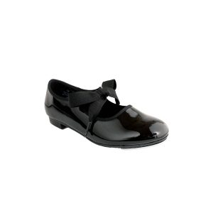 Tierney Toddler Black Patent Tap Shoes