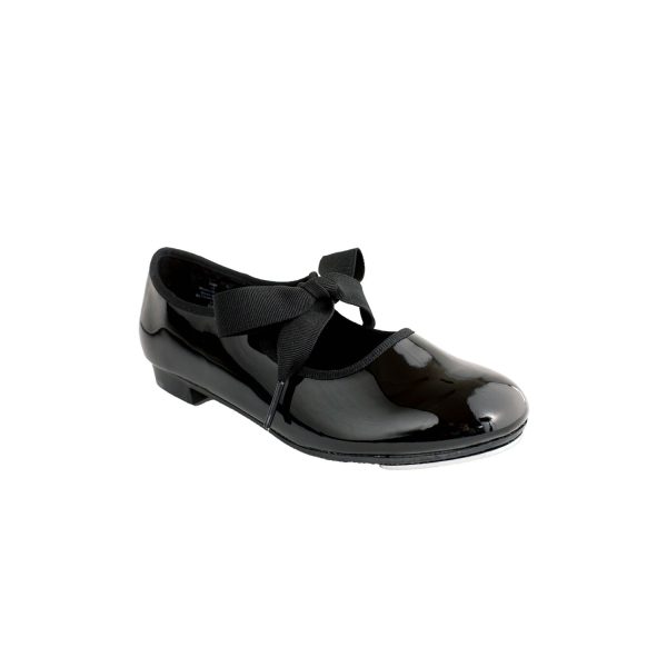 Tierney Toddler Black Patent Tap Shoes